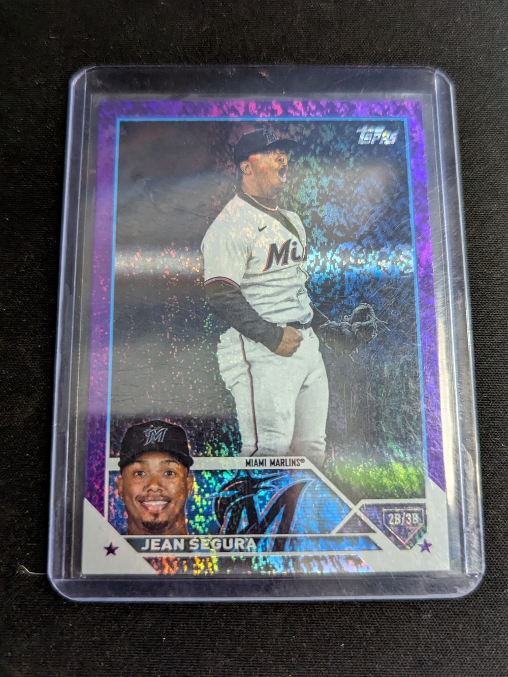 2023 Topps Purple Foil Jean Segura 295/799 #399